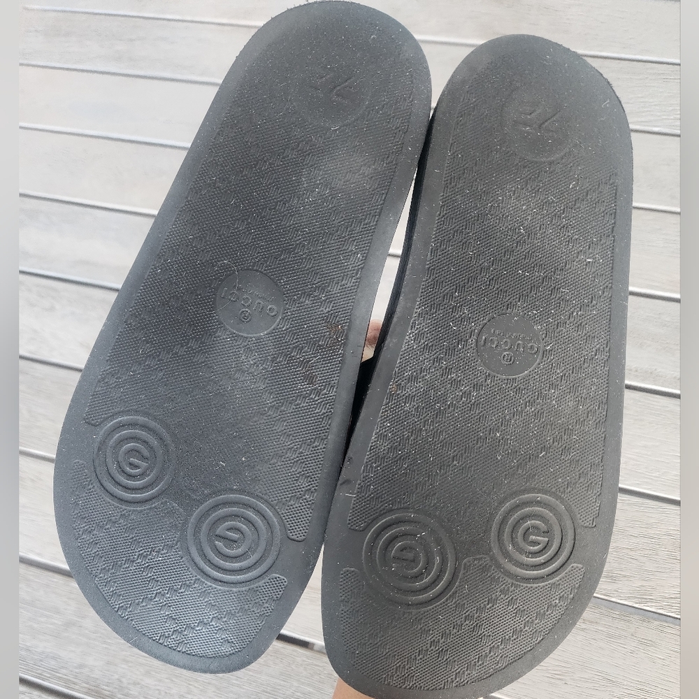 Gucci | Womens Black Gucci Slides  | SZ 7 - Picture 2 of 2